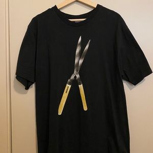 Supreme Shears Tee Black Sz L